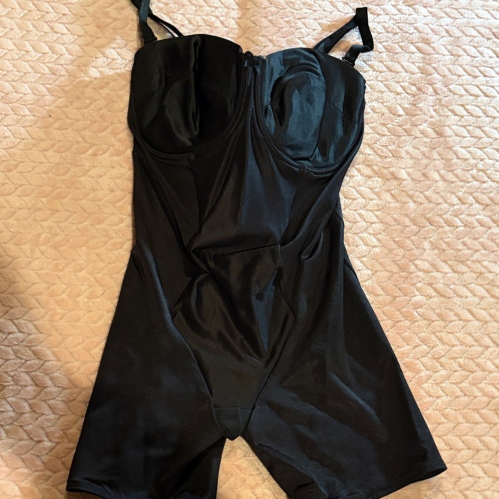 Miraclesuit Black One-Piece Shapewear Bodysuit